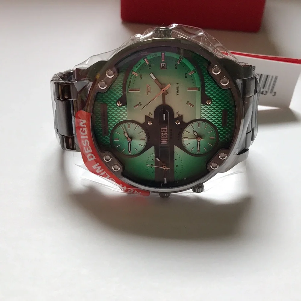 New Authentic Diesel Mr. Daddy Slim Multi-Movement Stainless Steel Watch –
